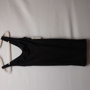 New Donna Karen Black Sleeveless Dress